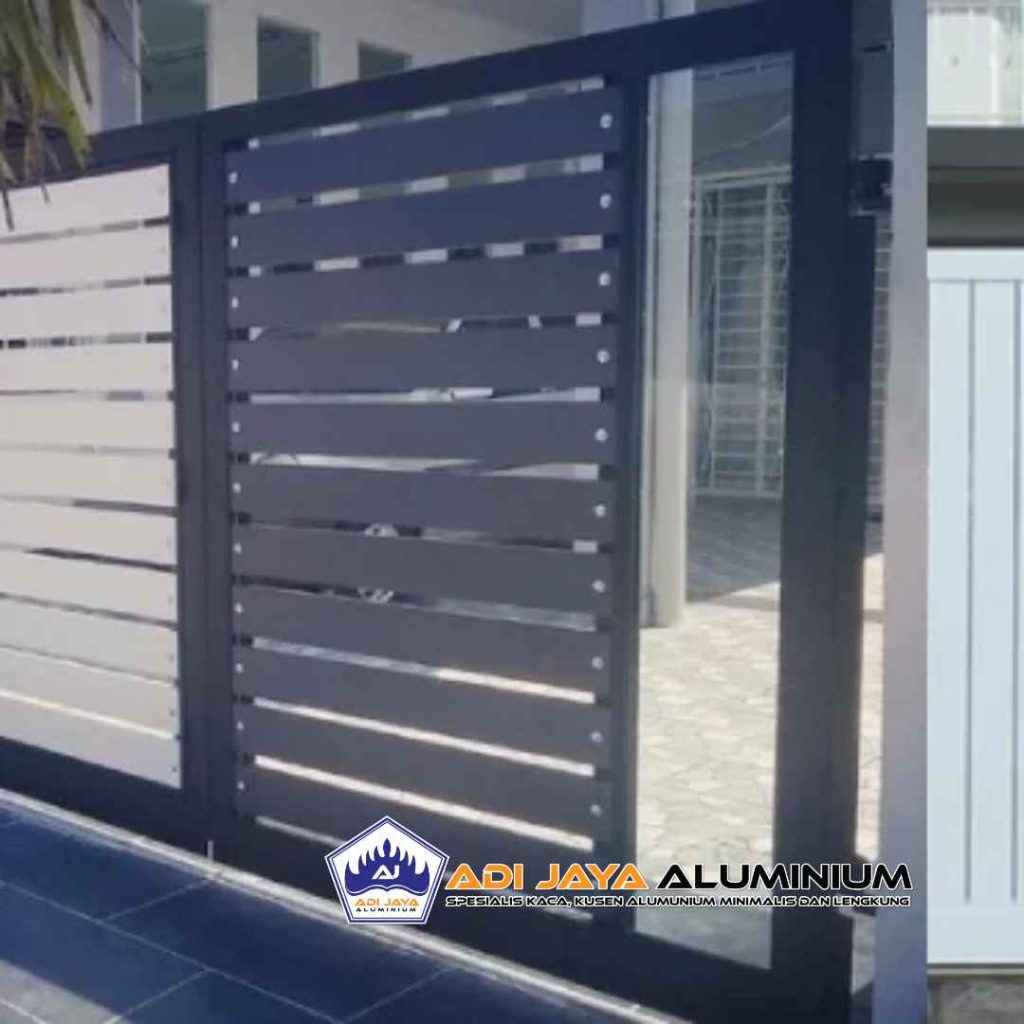 Jasa Pagar Aluminium minimalis kuat & tahan lama