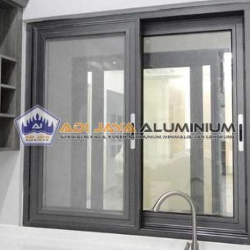 Tukang Kusen Jendela aluminium model sliding minimalis Area Tangerang