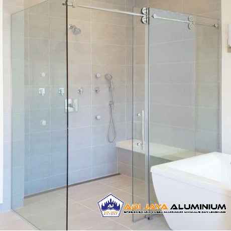 Kaca Shower Kamar Mandi Geser Custom Gratis Pasang Area Jakarta