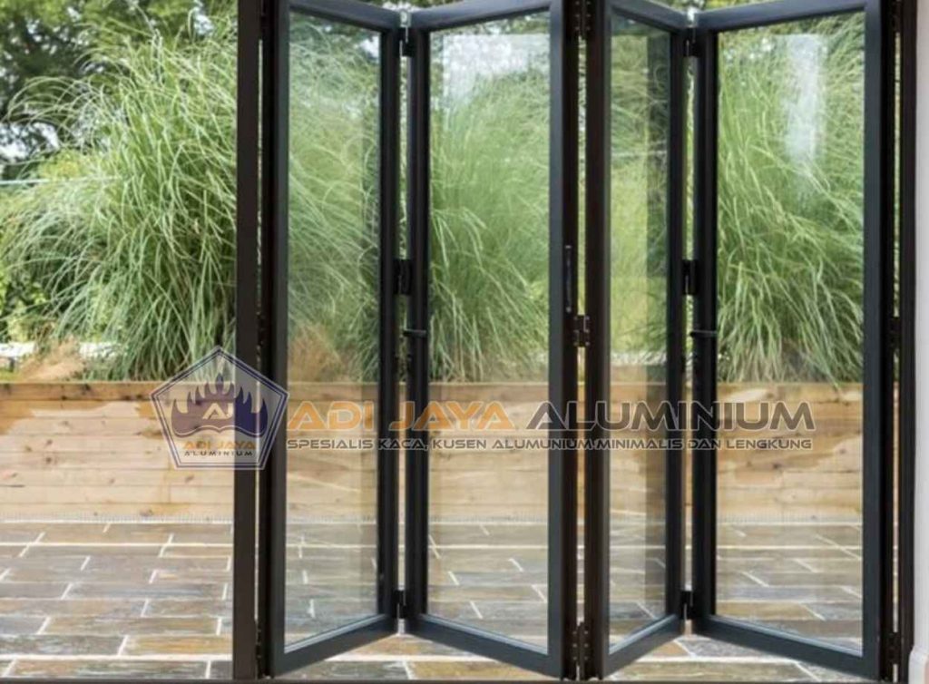 Pasang Pintu Kaca Lipat Toko Minimalis Area Jakarta