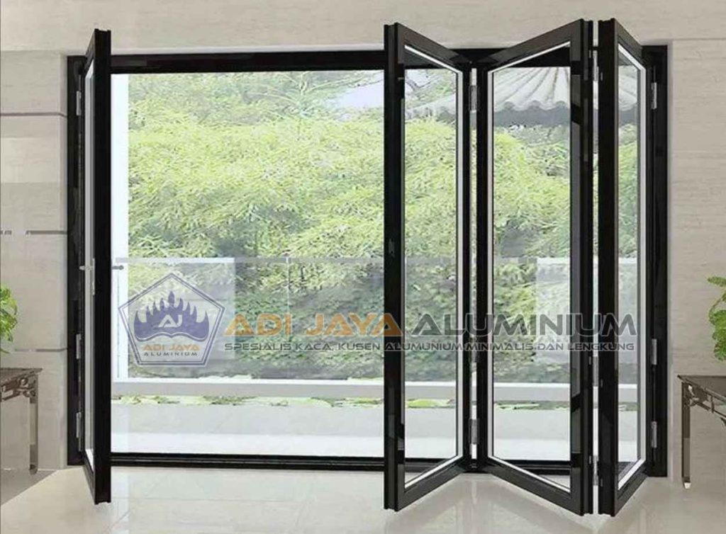 Pasang Pintu Kaca Lipat Toko Minimalis Area Jakarta