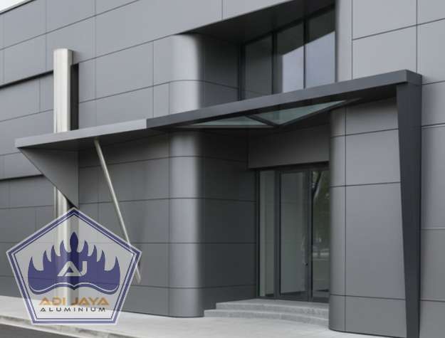 Spesialis Aluminium finished good Fasad Gedung Awet area Jakarta