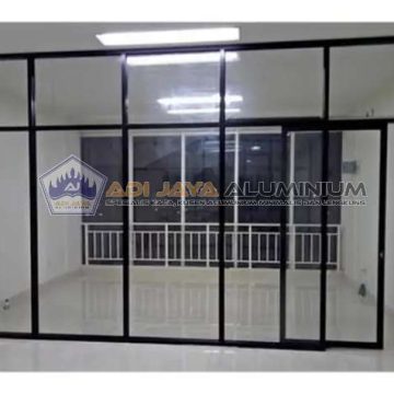 Custom Partisi Aluminium Tangerang Geser Anti Macet Murah
